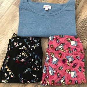 LuLaRoe Irma and Leggings Set